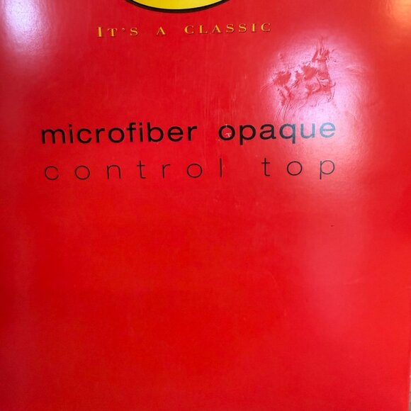 Talbots Microfiber Opaque Control Top Pantyhose Size B Brown VTG Inspired Hosier - Picture 6 of 10